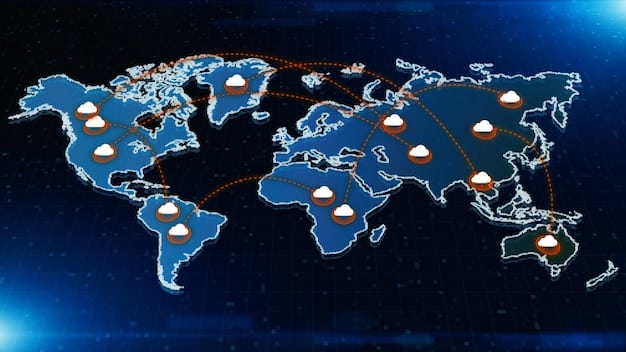 A global map highlighting trade routes and partnerships, visually representing the diversification of supply chains and the interconnectedness of international trade.