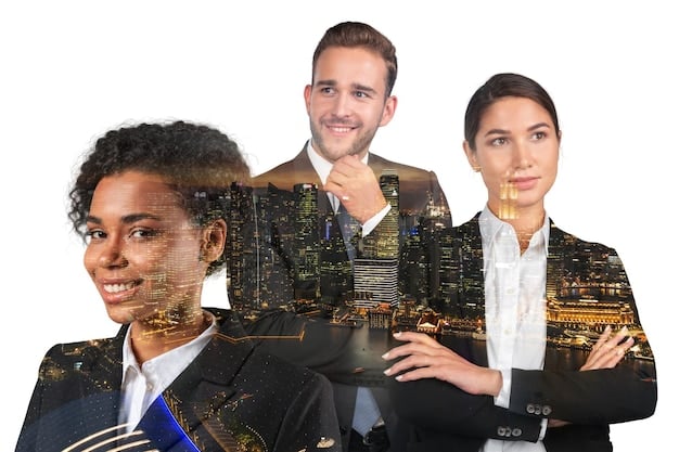 A detailed image showing a diverse group of people working in different sectors of the economy, such as manufacturing, technology, and agriculture. The image should convey productivity and economic activity, with charts and graphs subtly integrated into the background to symbolize the growing GDP. The color palette should be vibrant and optimistic.