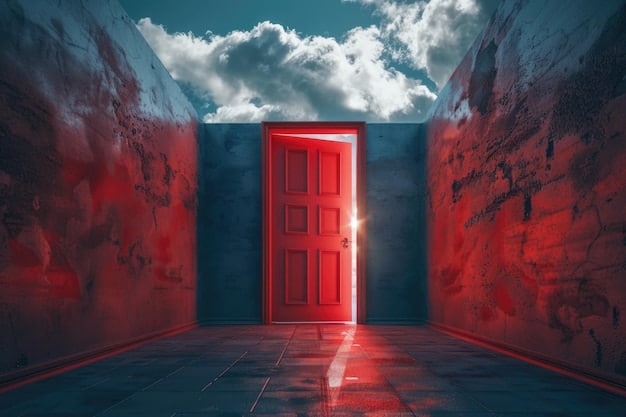 A visual metaphor of a secure vault door with 