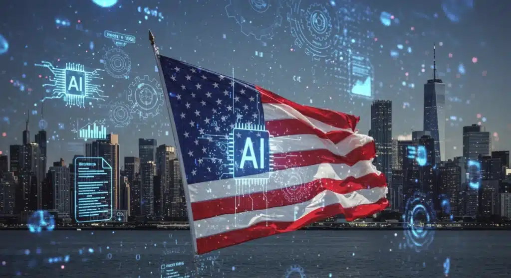 2025 AI Regulation: US Tech Innovation & Compliance Shifts